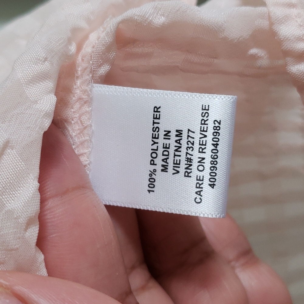 NWT Elle Light Pink/Salmon Blouse - Picture 6 of 9